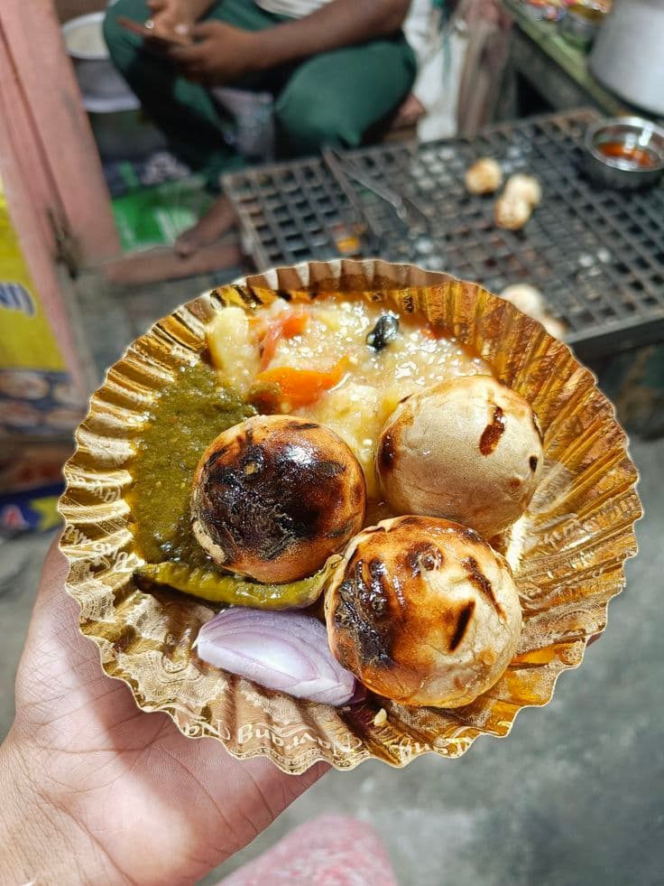 Charcoal-grilled Litti Chokha — Bihar's iconic street food