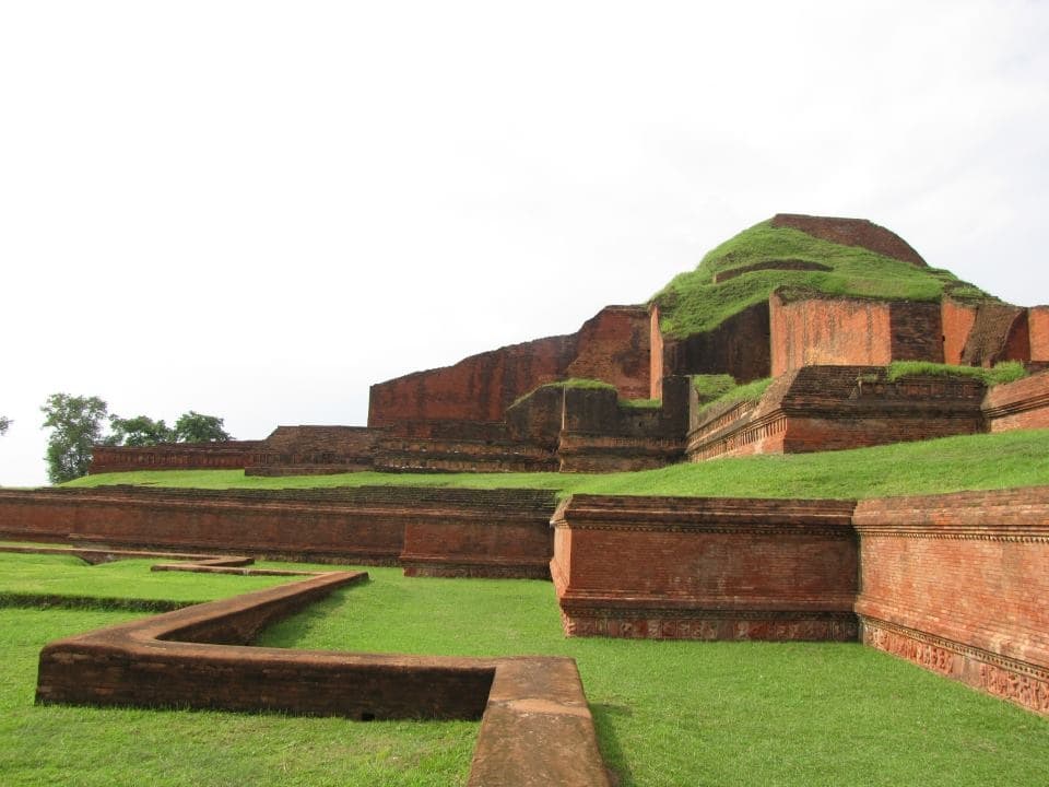 Ancient Nalanda University ruins — archaeological site in Bihar